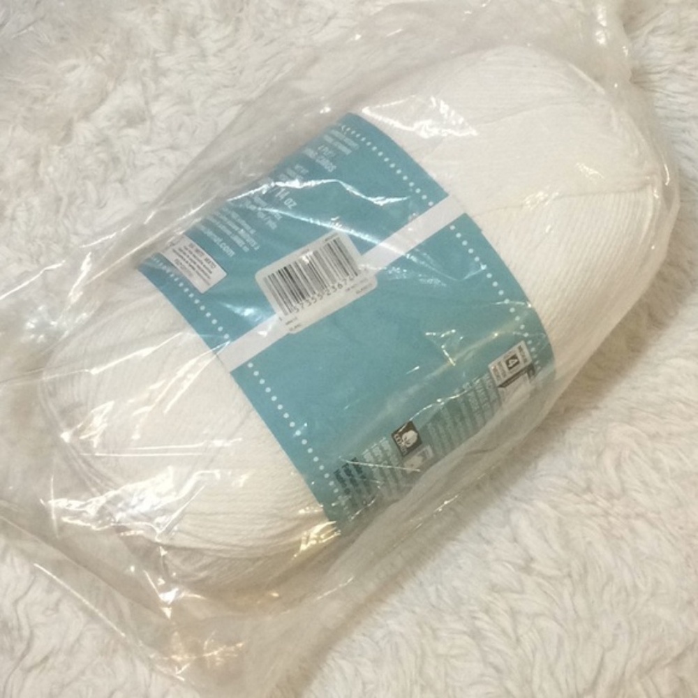 1 skein of cotton yarn - White - Picture 9 of 9